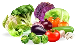 Բանջարեղեն, սունկ, միրգ