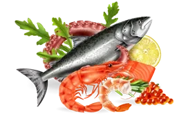 Ձուկ, ձկնկիթ և ծովամթերք